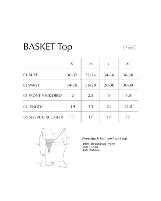 BASKET Cami Top