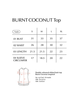 BURNT COCONUT Top