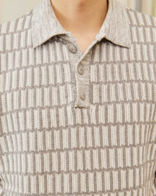 BLOCK knit polo shirt