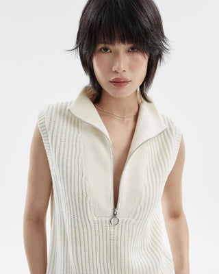 WINDY Sleeveless Zipper