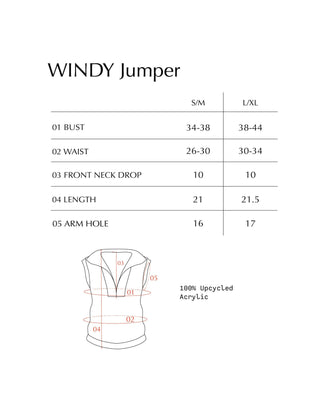 WINDY Sleeveless Zipper