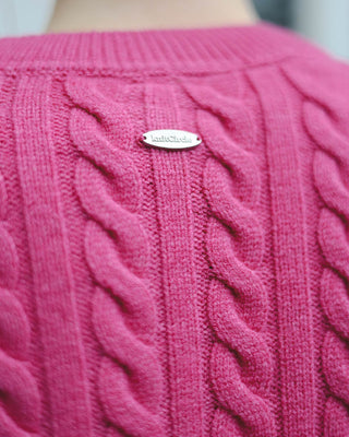 Classic Short Sleeve Cable Cardigan