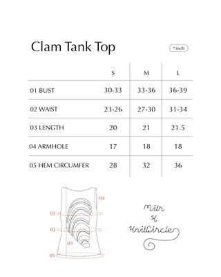 CLAM Tank top