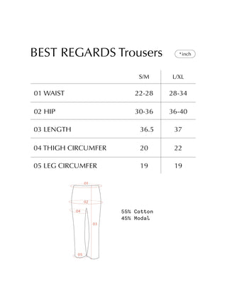 BEST REGARDS Trousers