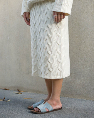 WINTER Cable Skirt