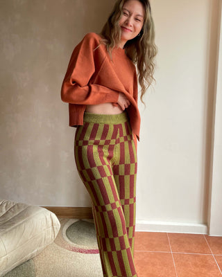 JACKIE-O Checkered Trousers