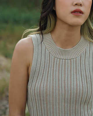 COCONUT Knit Sleeveless Top