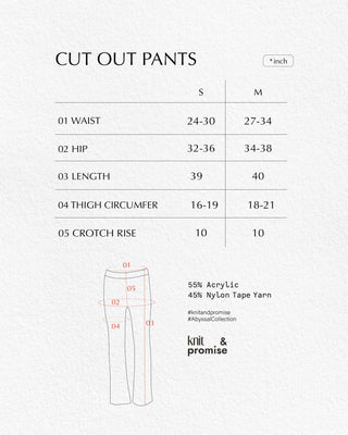CUT OUT Pants