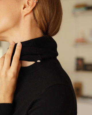 Basic knit PULL-OVER Long sleeve Top