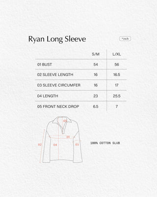 RYAN Long sleeve Polo