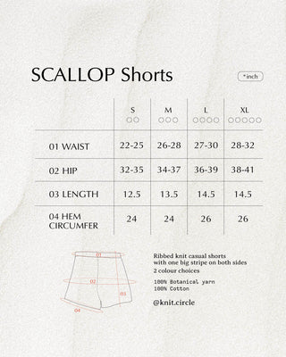 SCALLOP Shorts