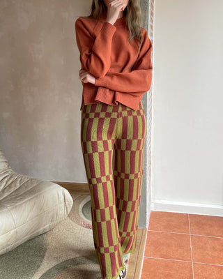 JACKIE-O Checkered Trousers