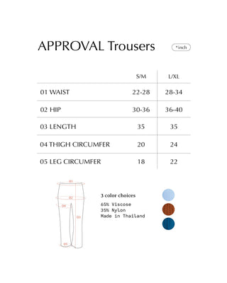 APPROVAL Trousers