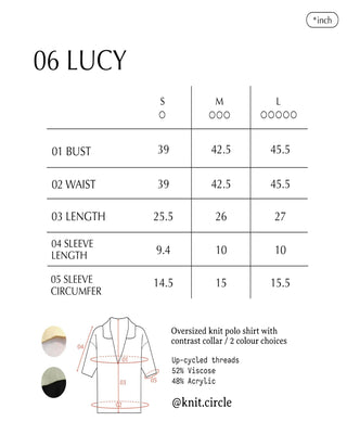 LUCY Knit Polo Shirt