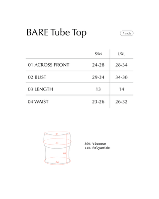 BARE Tube Top