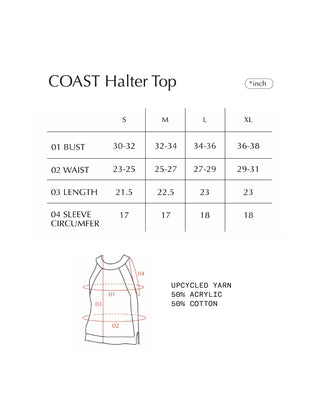 COAST Knit Halter Top