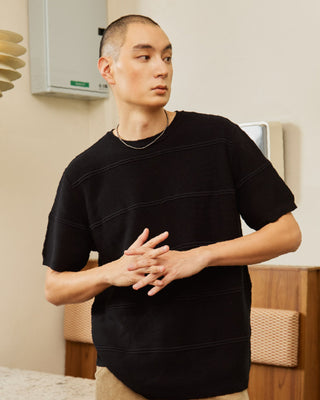 SEAM Oversized knit tee