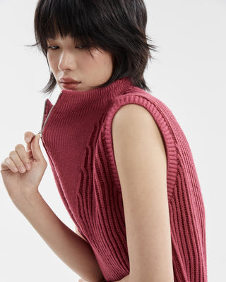 WINDY Sleeveless Zipper