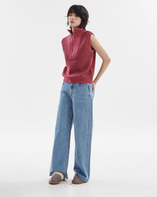 WINDY Sleeveless Zipper