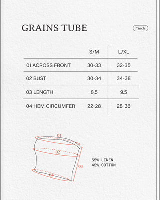 GRAINS Tube Top
