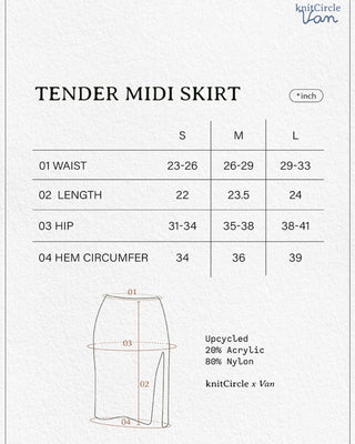 TENDER Midi Skirt