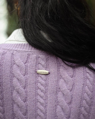 Classic Long Sleeve Cable Cardigan