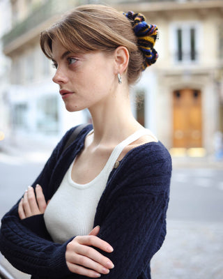 Classic Long Sleeve Cable Cardigan