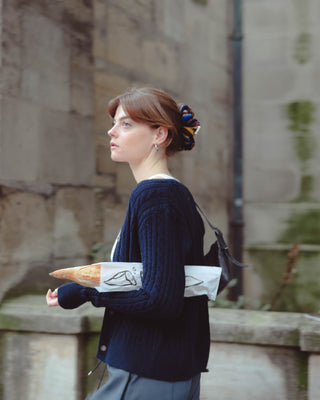 Classic Long Sleeve Cable Cardigan