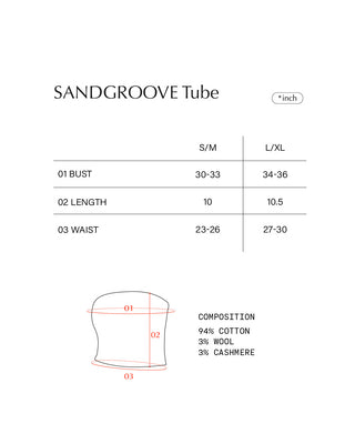 SAND GROOVE Tube Top