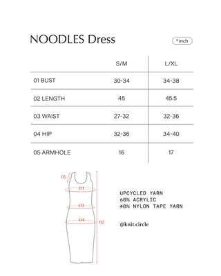 NOODLES knit Dress