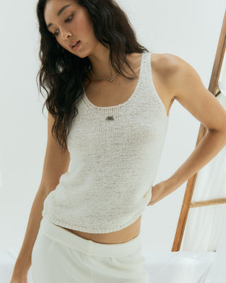NOODLES Basic knit Tank top