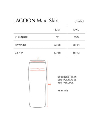LAGOON Maxi Skirt