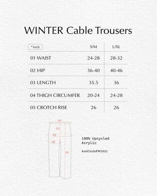 WINTER Cable Trousers