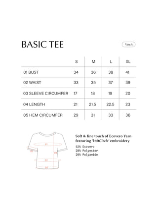 knitCircle Basic knit T-Shirt