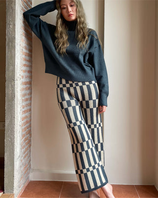 JACKIE-O Checkered Trousers