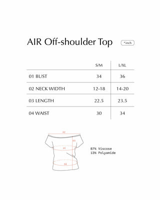 AIR Off-shoulder Top