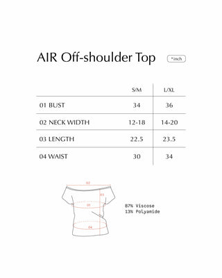 AIR Off-shoulder Top