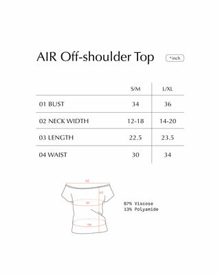 AIR Off-shoulder Top