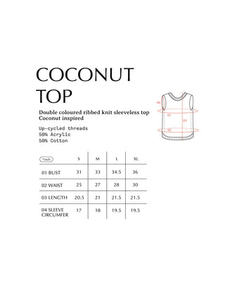 COCONUT Knit Sleeveless Top