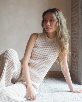 COCONUT Knit Sleeveless Top