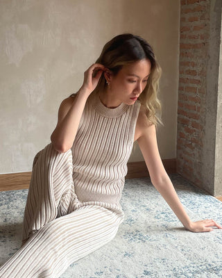 COCONUT Knit Sleeveless Top