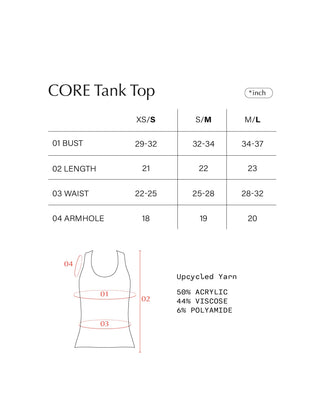 CORE knit Tank top