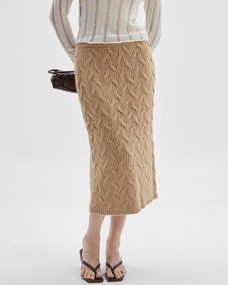 WINTER Cable Skirt