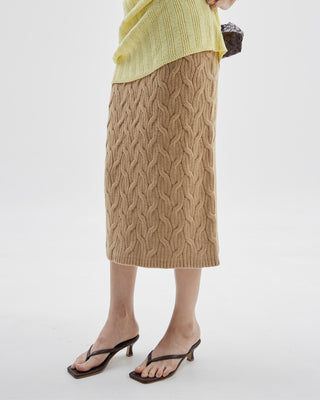 WINTER Cable Skirt