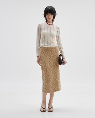 WINTER Cable Skirt