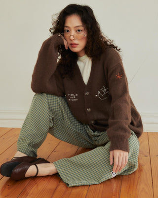 REENP Fluffy Knit Cardigan