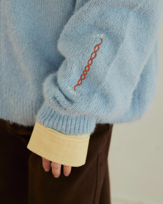 REENP Fluffy Knit Cardigan