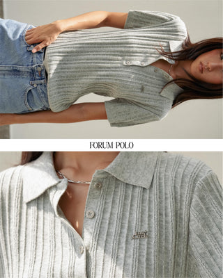 FORUM knit Polo Shirt