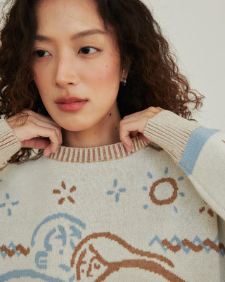 REENP Jacquard Knit Jumper