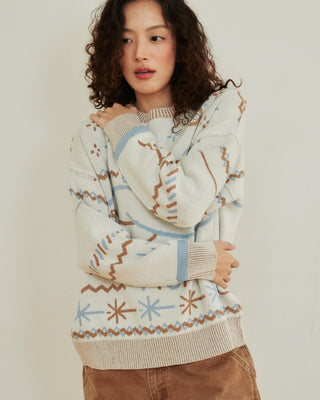 REENP Jacquard Knit Jumper